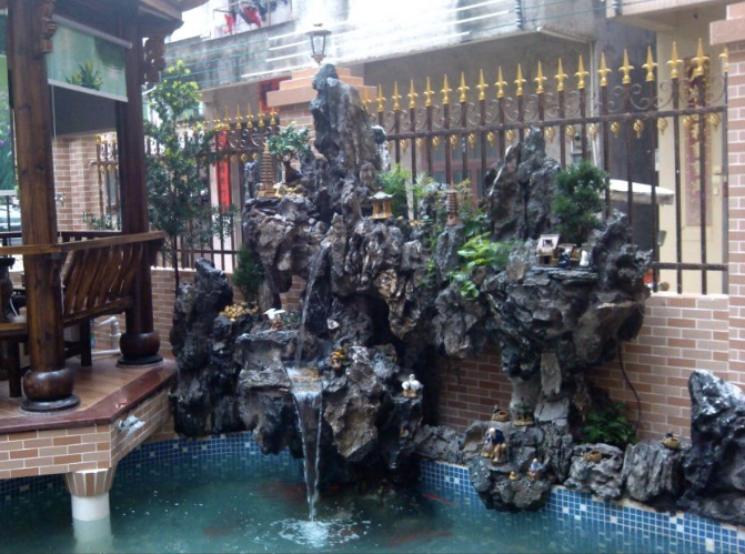 華通園林假山 現(xiàn)代園林中真石頭假山的藝術特點